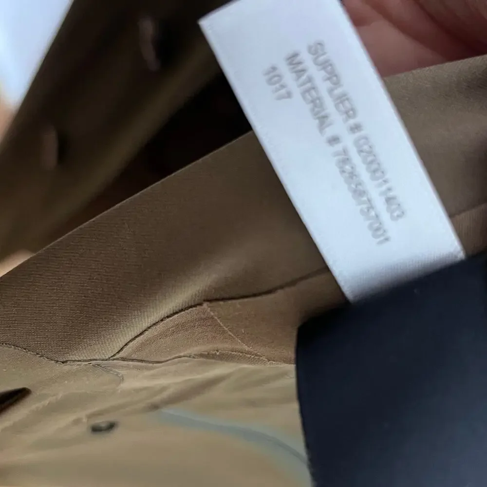 RRL Ralph Lauren Raincoat Trench Coat Mens M Olive Waterproof Mac Coat NWT